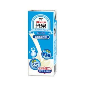 光泉低脂高鈣牛乳200mlx6入