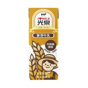 光泉保久乳-麥芽牛乳200ml*6入