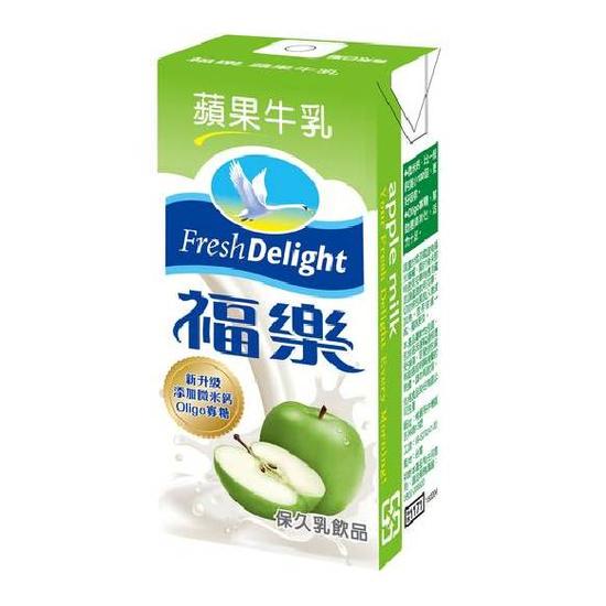 Apple - 牛乳 福樂蘋果牛乳200mlx6包- 大黃金好物Golden Goods