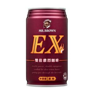 伯朗EX雙倍濃烈咖啡330ml