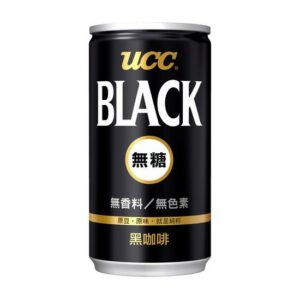 UCC無糖黑咖啡185g*6入