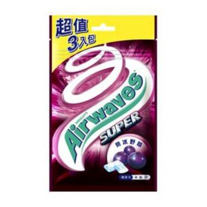 AIRWAVES SUPER極酷嗆涼口香糖-紫冰野莓109.2g