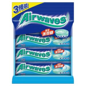 Airwaves超涼薄荷糖90g(3條裝)